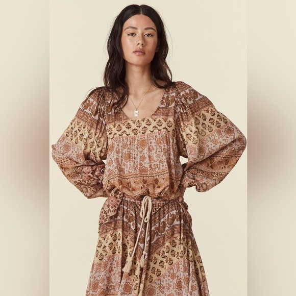 Spell Tops - SPELL CABANA LOVERS BEACH BLOUSE s/xs bohemian boho top organic sunset